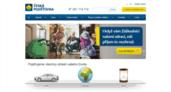 Desktop Screenshot of ceskapojistovna.cz